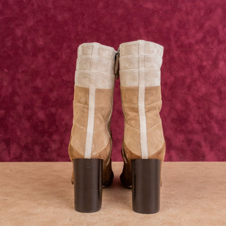 Marion Parke Women Brown Suede Fashion Party Night Retro Boots 10.5US EUR41