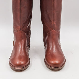 Kelsi Dagger Brooklyn Women Later Retro Y2K Tall Leather Round Boots size 7.5