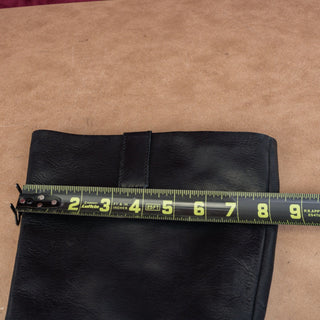 Born Women Shaunie Black Leather Cushion Wide Calf Knee Boots size 7.5WC