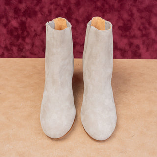 Joie Women Rammie Taupe Suede Slip-on Western Heel Chelsea Boots sz 11US EUR41