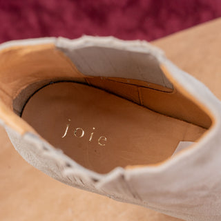Joie Women Rammie Taupe Suede Slip-on Western Heel Chelsea Boots sz 11US EUR41