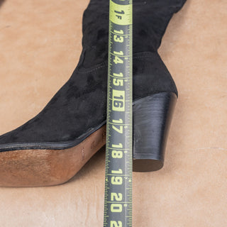 Duccio Del Ducca Wmn Vintage Retro 90s Suede Western Cowboy Boots 9.5US EUR 39.5