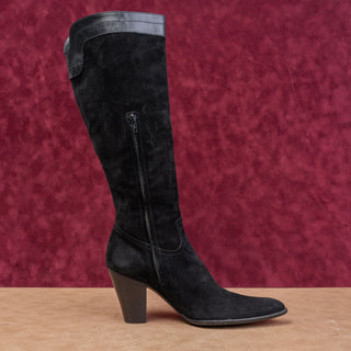 Duccio Del Ducca Wmn Vintage Retro 90s Suede Western Cowboy Boots 9.5US EUR 39.5