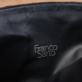 Franco Sarto Women Haleen Black Leather OTK Party Night Riding Boots sz 8.5