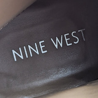 Nine West Women Cowgirl Tristan Western Grey Suede Zip Ankle Boots 7