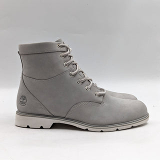 Timberland Women Campton Light Grey Nubuck Waterproof 6in Boots size 8.5