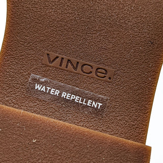 Vince Women Kady Lace-Up Water Repellent Suede Tan Winter Combat Boots sz 11