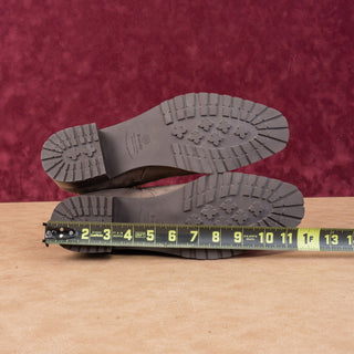 Blondo Women Sawyer Taupe Suede Waterproof Ankle Zip Lug Boots sz 12