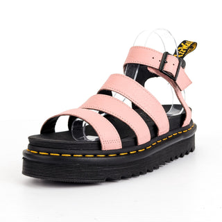 Dr Martens Women Blaire Fisherman Platform Pink Leather Sandals sz 8US EUR39
