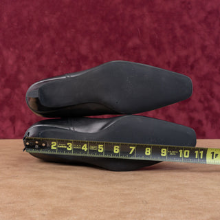 Nordstrom Women Atema Black Leather Kitten Heel Ankle fashion Boots sz 12