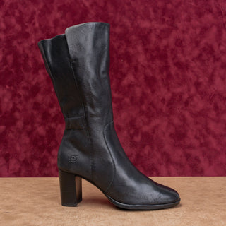 Born Women Black Leather Boho Cottage Western Heel Fashion Boots sz 8