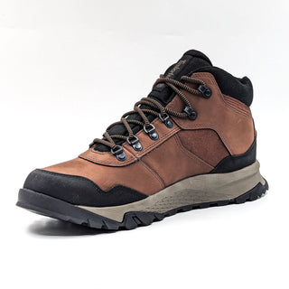 Timberland Men Lincoln Peak Mid Waterproof Hiking Brown Fabric Boots size 12