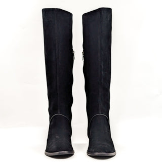 UGG Women Daley Black Suede Riding Equestrian tall Boots size 8US EUR39