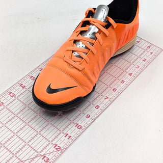 Nike Men CTR360 Enganche III Orange Leather Turf Soccer Sneakers size 9