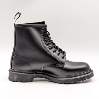 Dr Martens Unisex 1460 Mono Smooth 8-Eyelet Black Leather Combat Boots M11 W12