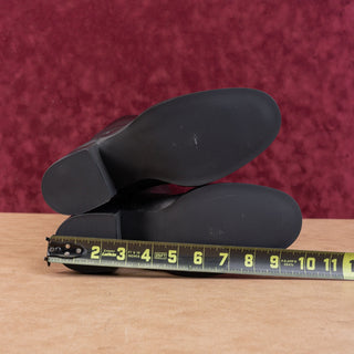 Nordstrom Women Hanna Black Leather Fashion Riding Knee Boots sz 6.5