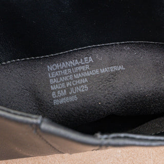 Nordstrom Women Hanna Black Leather Fashion Riding Knee Boots sz 6.5