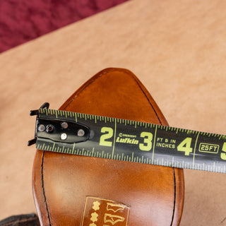 Liberty Black Women Pull-on Brown Leather Western Cowboy Mid Calf Boots sz 6.5