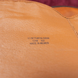 Frye Women Melissa Button Zip Brown Leather Equestrian Classic Riding Boots 9.5