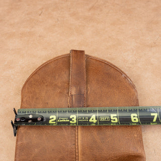 Lane Women Emma Plain Brown Leather Western Cowboy Snip Toe Boots sz 6.5