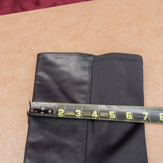 Call it Sprint Wmn Vegan Black Leather Zip Fashion Comfort Knee Boots 9US EUR40
