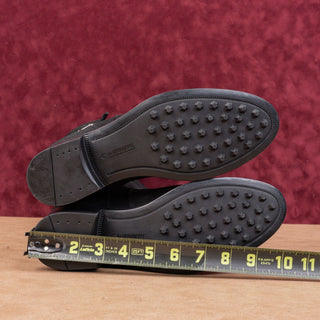 La Canadienne Women Silvana Black Waterproof Suede Zip Riding Knee Boots sz 8