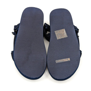 Marc Ecko Men Prince Slide Strap Blue Fabric Sandals size 13