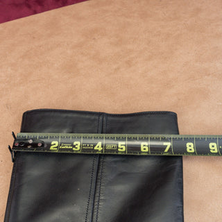 Seychelles Women San Black Leather Riding Western Boho Knee Boots sz 7.5