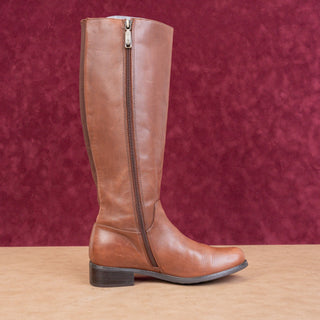 Blondo Women Volly Brown Leather Waterproof Riding knee Boots sz 7.5