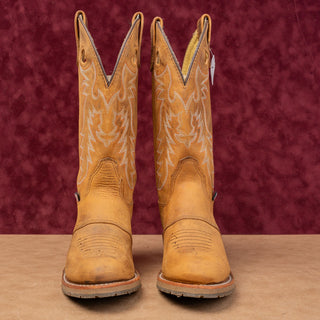Double H Women Daniela Brown Leather Boho Party Cowboy Western Boots sz 6.5
