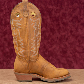 Double H Women Daniela Brown Leather Boho Party Cowboy Western Boots sz 6.5