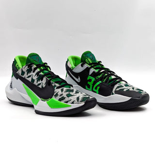 Nike Men AIr Zoom Freak 2 Naija Green Laceup Sneakers Shoes size 10