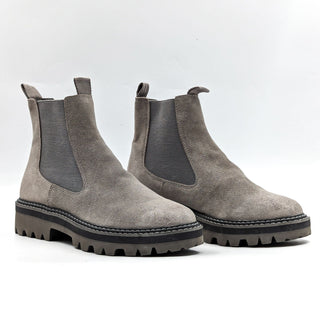 Dolce Vita Women Moana Waterproof Grey Stone Suede Chelsea Boots size 10