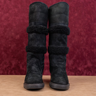 Blondo Women Vintage Retro 90s Shearling Lined Waterproof Winter Boots sz 7.5