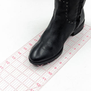 Sam Edelman Women Prina Zip Black Leather Studded Riding boots size 8.5