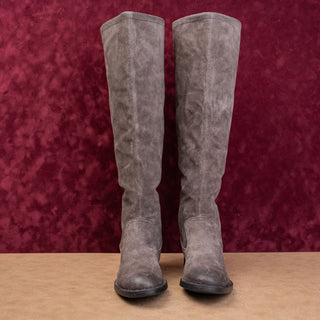 Born Women Borman OTK Boho Cottage Grey Suede Waterproof Fashion Boots sz 9