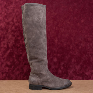 Born Women Borman OTK Boho Cottage Grey Suede Waterproof Fashion Boots sz 9