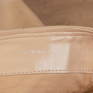 Dolce Vita Women Evi Tan Leather Moto Biker Metal Harness Boots sz 9