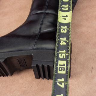 Blondo Women Cali Black Leather Waterproof Riding Knee High Boots sz 6.5