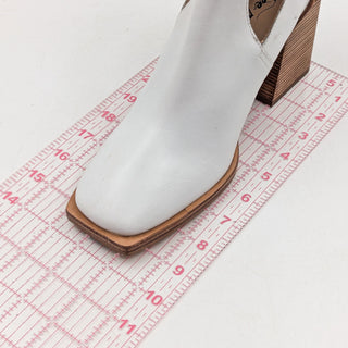 Free People Women Brady Summer Cutout White Leather Boots size 8US EUR 38