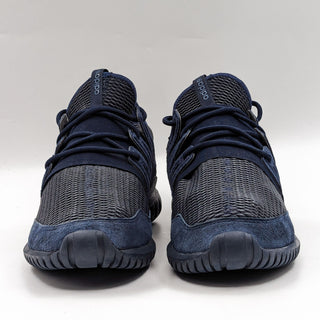 Adidas Men Tubular Radial Navy Blue Suede Fabric Athletic Sneakers size 13