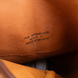 Frye Wmn Melissa Button Brown Distress Leather Equestrian Riding knee Boots 7.5