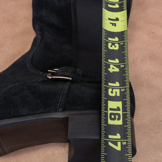 La Canadienne Samila Waterproof Black Suede Knee High Boots 9.5