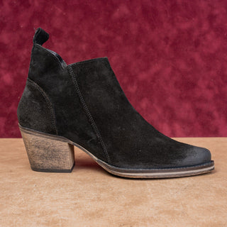 Very Volatile LA Women Distress Black Leather Zip Festival Party Western Boots 9