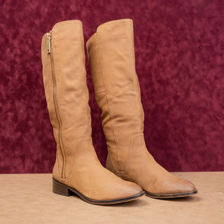 Aldo Women Brown Leather Vintage Retro 90s Riding Knee Boots sz 9US EUR40