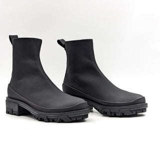 Rag&Bone Women Shiloh Black Rubber Rain Wellie Boots sz 6.5US EUR 37