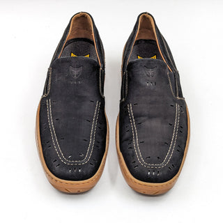 Michael Toschi Men Antibac CIS Comfortable Cusion Black Leather Loafers Sz 12M