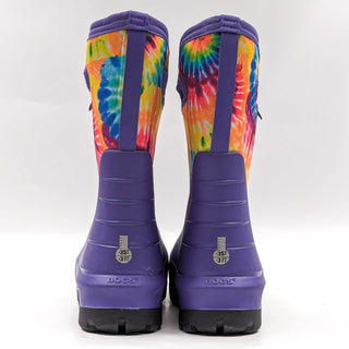 Bogs Youth Neo Classic II Waterproof Purple Rubber Rain Boots size 6