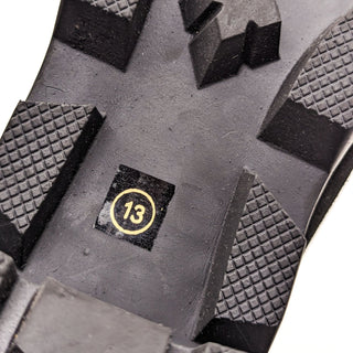 Steve Madden Women Hadlee Y2k Retro Chelsea Black Leather Boots Size 13