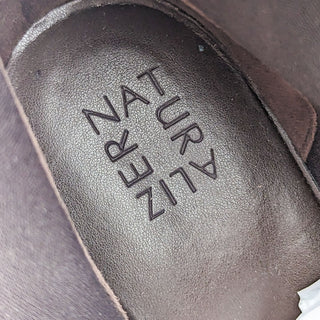 Naturalizer Women Emmy Brown Leather Square Toe Dressy Boots size 12